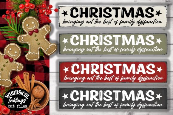 Family Dysfunction Christmas Graphics and Illustrations Review