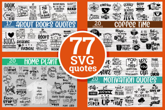 Funny Quotes - SVG Bundle for Graphics and Illustrations