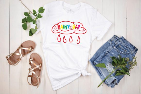 Rainy Day Svg Graphics for T-Shirt Designs and Crafts