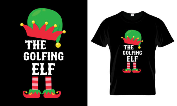 The Golfing Elf T-Shirt Graphics and Print Templates Review