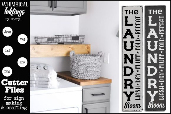 The Laundry Room Vertical Graphics and Illustrations Review